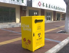 江蘇萬德福制造！廢棄口罩專用回收箱亮相長島！
